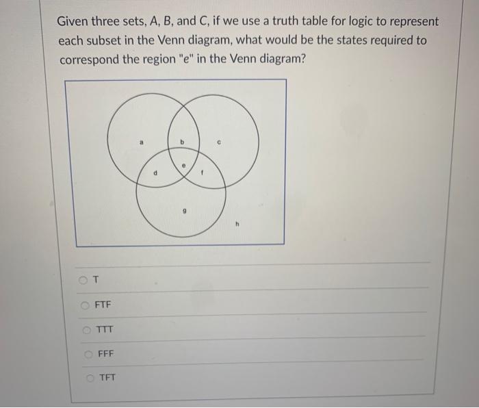 Solved Given Two Sets A And B, Such That ACB, Which Of The | Chegg.com