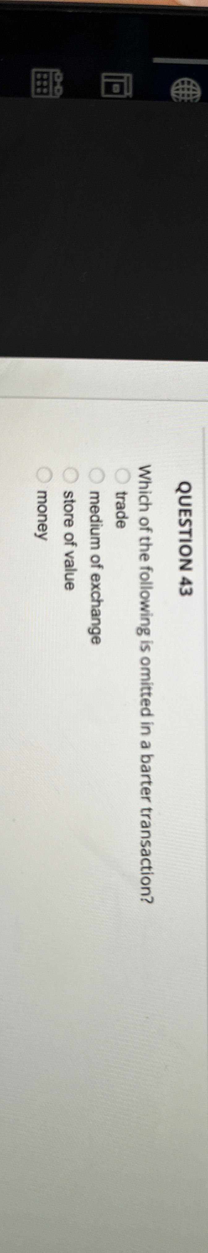 Solved QUESTION 43Which of the following is omitted in a