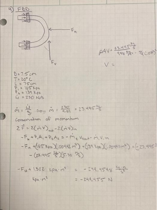 Solved Required information Water at 20∘C flows through a | Chegg.com