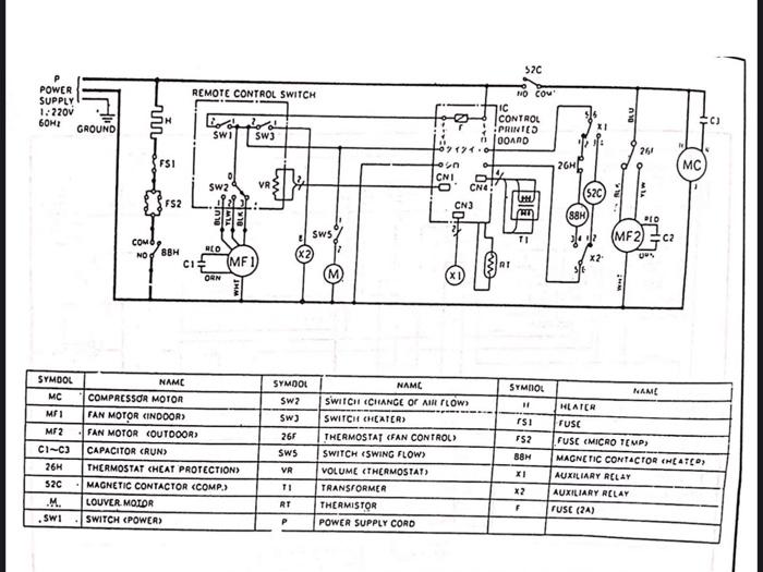 57C REMOTE CONTROL SWITCH POWER SUPPLY 1:220V воні | Chegg.com