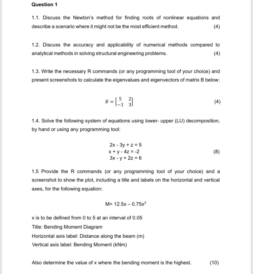 Question 11.1. ﻿Discuss the Newton's method for