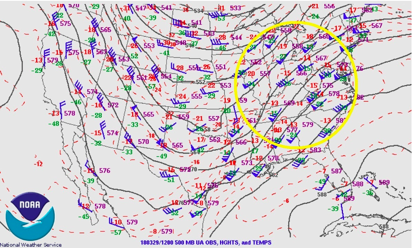 Solved by an EXPERT Use the following 500 ﻿mb map to identify the ...