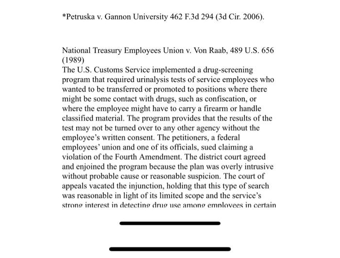 petruska v gannon university case study