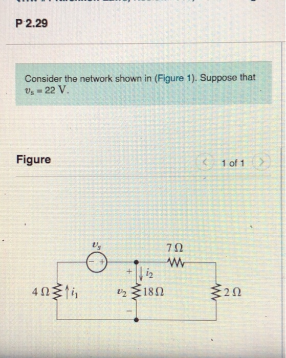 Solved P 2.29 D Consider the network shown in (Figure 1). | Chegg.com