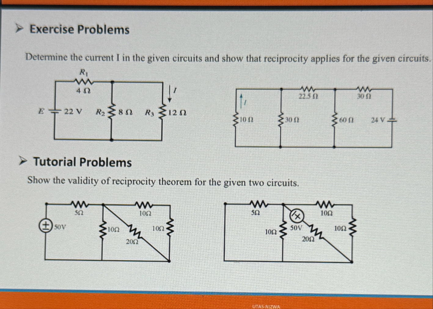 Exercise ProblemsDetermine the current I in the given | Chegg.com