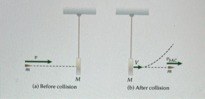 Solved As Shown In The Figure Below, A Bullet Is Fired At | Chegg.com