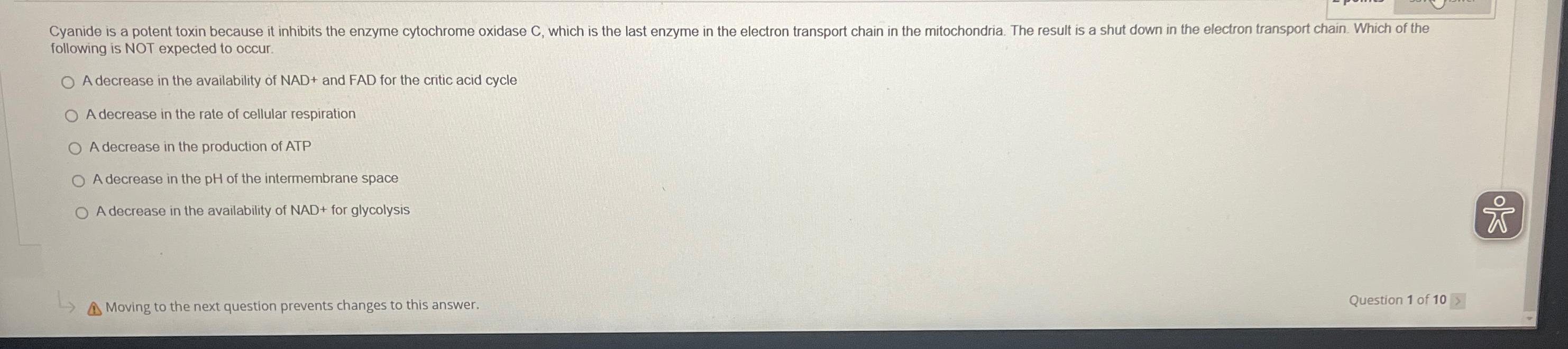 Solved following is NOT expected to occur.A decrease in the | Chegg.com