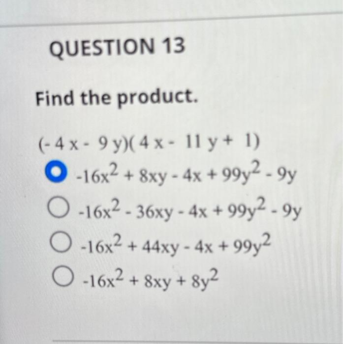 Solved Find The Product. | Chegg.com