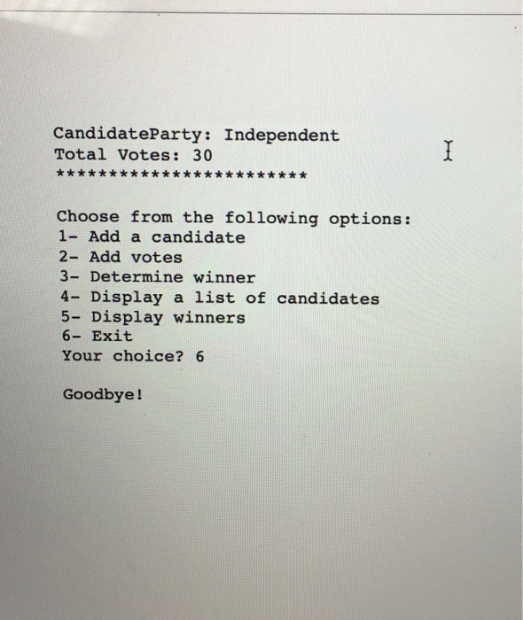 Program 6 You have been asked to write a program that | Chegg.com