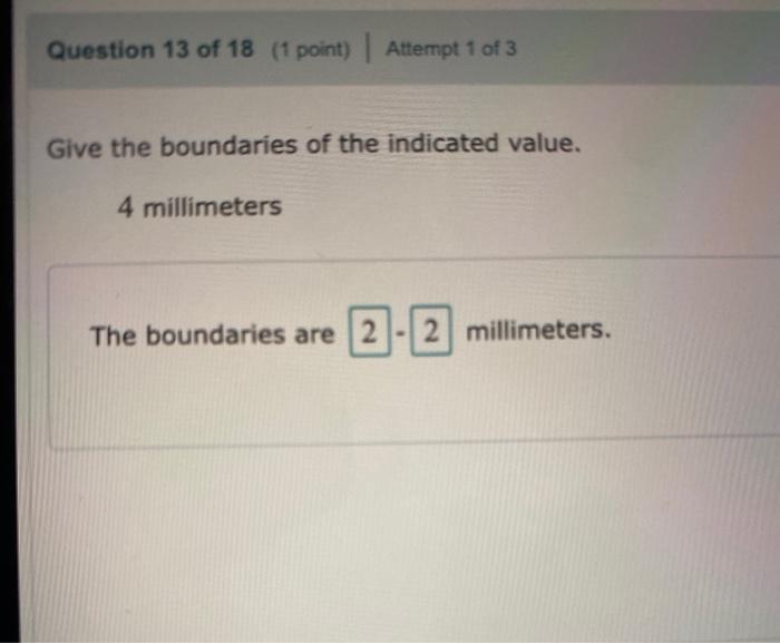 Solved Question 13 of 18 (1 point) | Attempt 1 of 3 Give the | Chegg.com