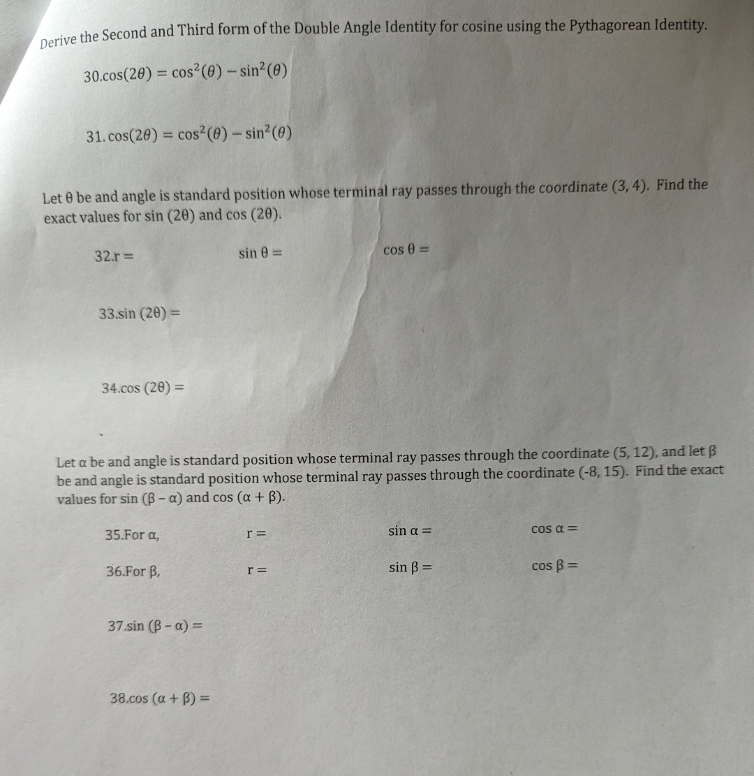 solved-derive-the-second-and-third-form-of-the-double-angle-chegg