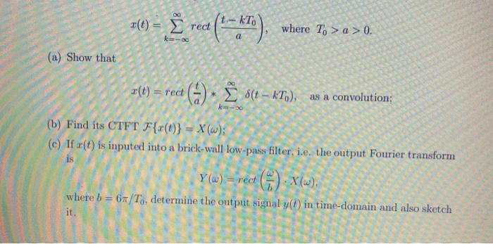 Solved R T E Rect E Where To A 0 K A Sh Chegg Com