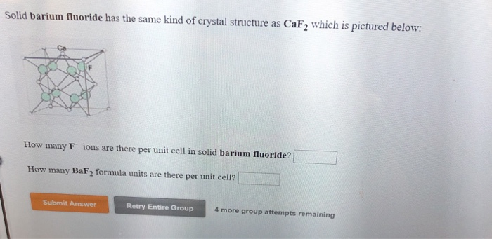 Cdf2 Solved id cadmiun fluoride has the same kind of crystal | Chegg.com