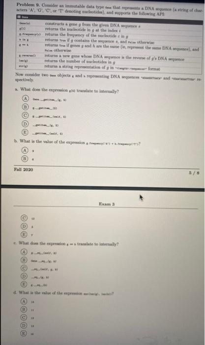 Solved C What Does The Expression G H Translate To Chegg