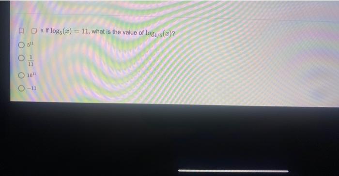 find the value of x if log5 x2 5x 11 1