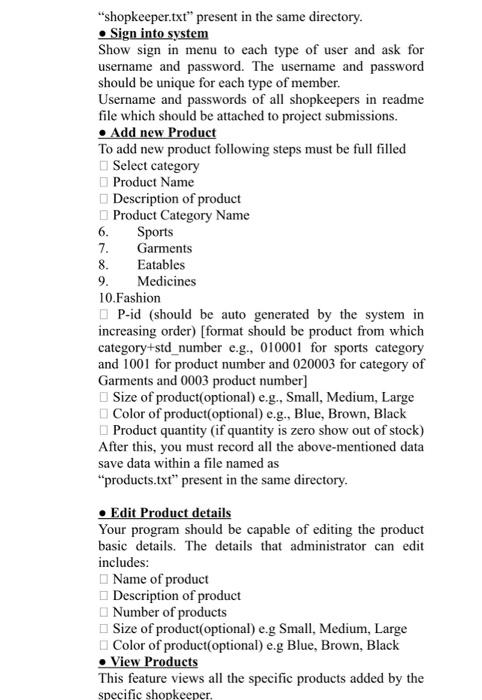 Solved 5. Use 3 file structure for implementation 6. It is | Chegg.com