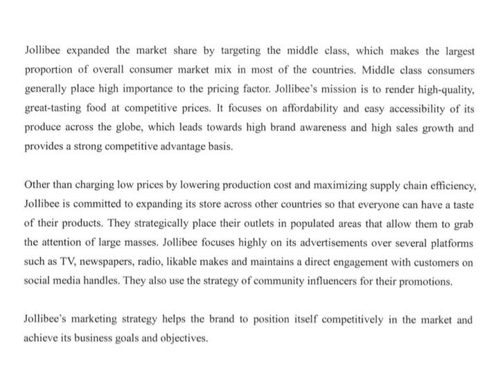 jollibee foods corporation case study answers