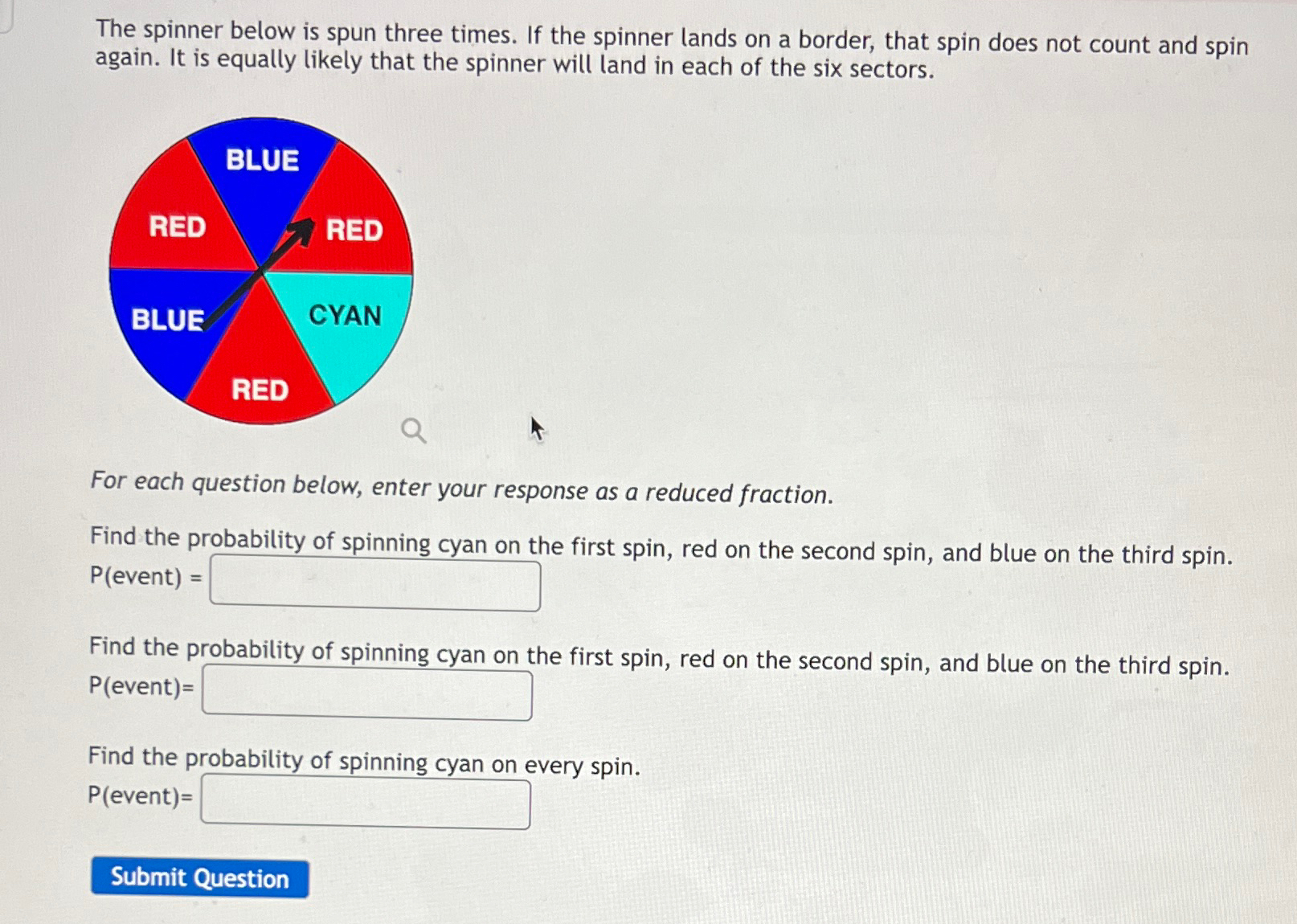 solved-the-spinner-below-is-spun-three-times-if-the-spinner-chegg
