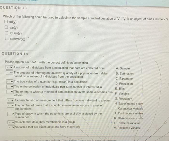 Solved QUESTION 13 Which of the following could be used to | Chegg.com