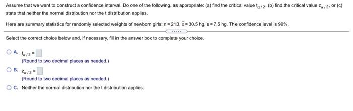 Solved Use the confidence level and sample data to find a | Chegg.com