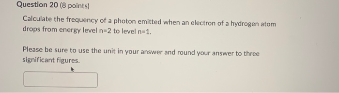 Solved Question 20 (8 points) Calculate the frequency of a | Chegg.com