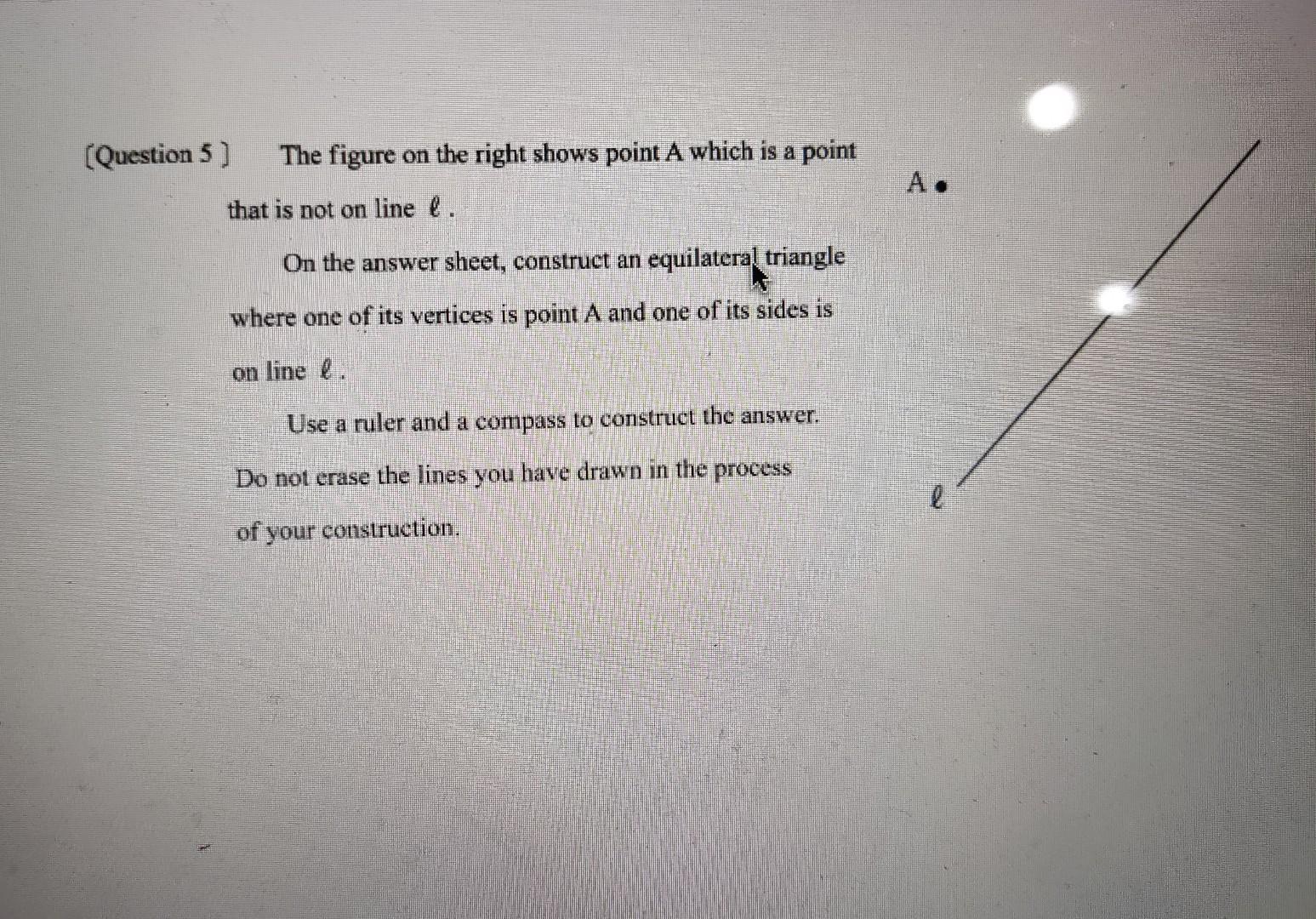 Solved lestion 5) The figure on the right shows point A | Chegg.com