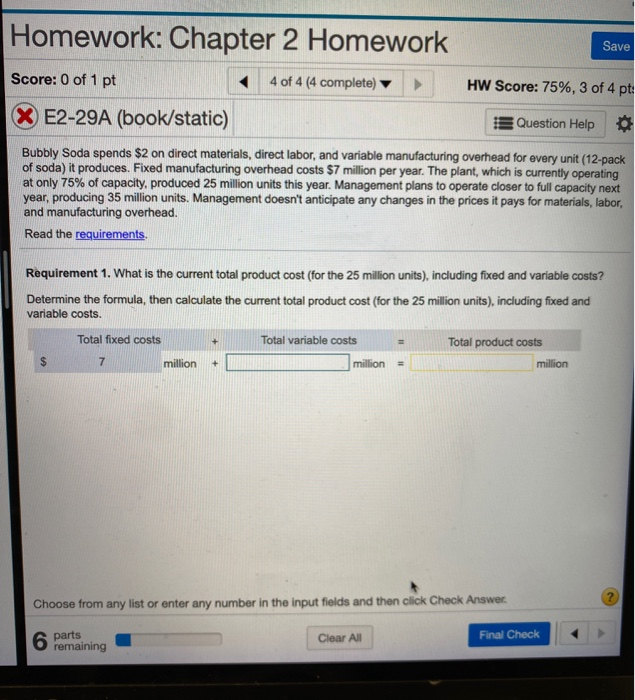 Solved Homework: Chapter 2 Homework Save Score: 0 of 1 pt 4 | Chegg.com