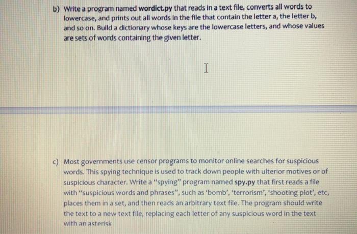 Solved a) Write a program named coursegrades.py that keeps a | Chegg.com