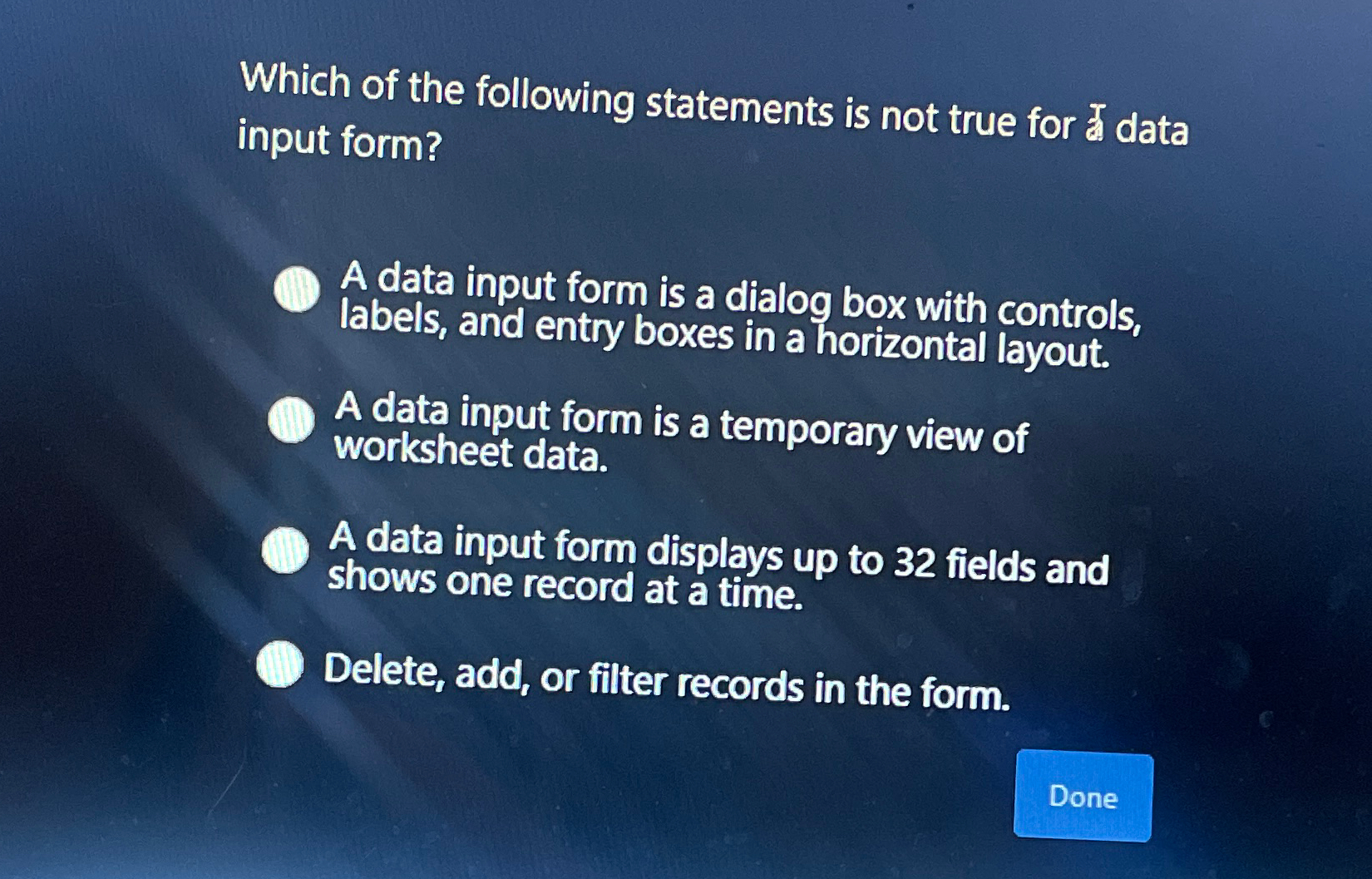 Solved Which of the following statements is not true for | Chegg.com