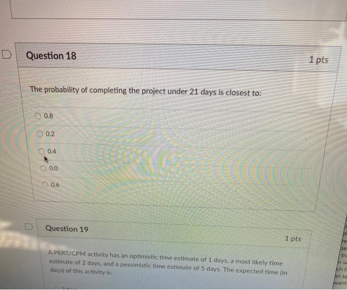 Solved Use this information for the following two questions. | Chegg.com