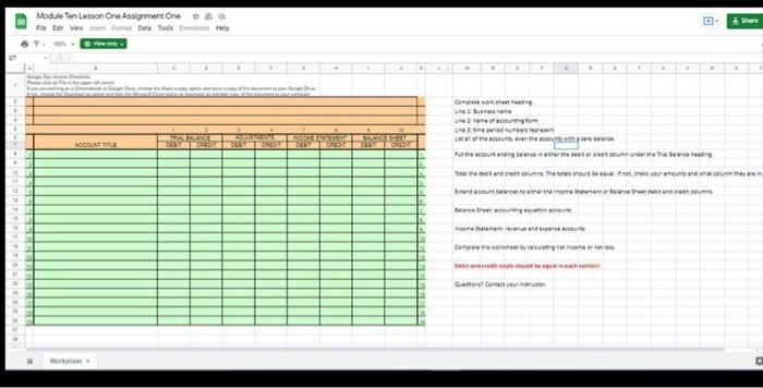 Solved use the data to fill in the sheet and do what the | Chegg.com