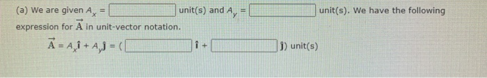 Solved Vector A with arrow has a negative x component 3.17 | Chegg.com