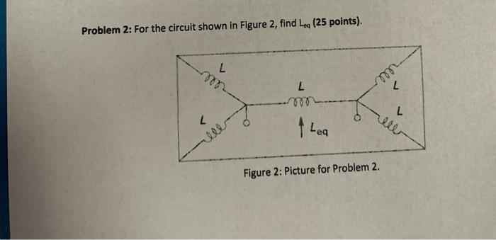 Solved Problem 2: For The Circuit Shown In Figure 2, Find | Chegg.com