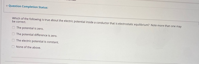Solved Question Completion Status: Which of the following is | Chegg.com