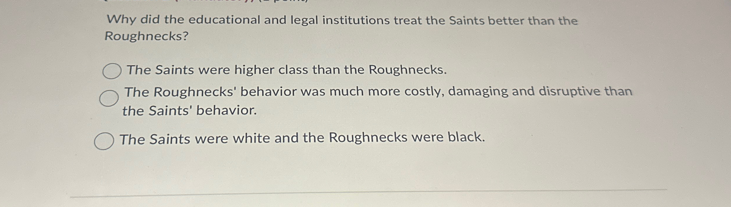 Solved Why did the educational and legal institutions treat | Chegg.com