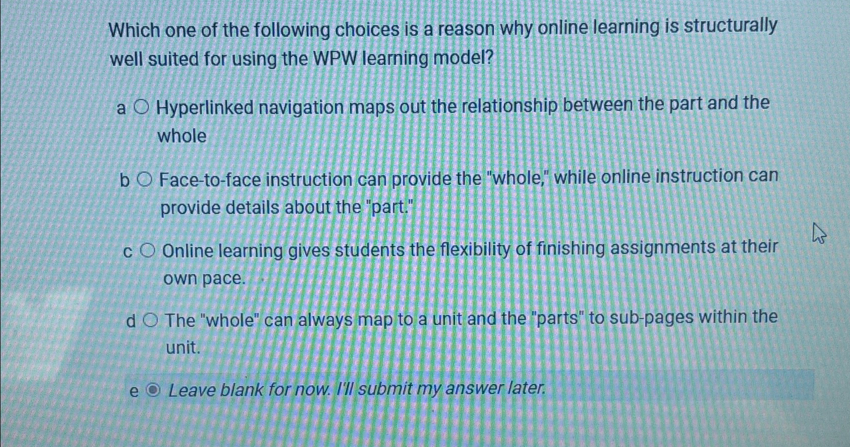 Solved Which one of the following choices is a reason why | Chegg.com