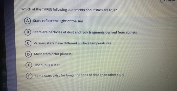 stars are natural source of light true or false
