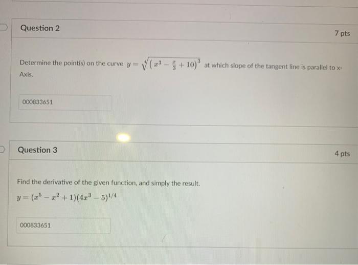 Solved Question 1 5 pts a) Determine D.(2x - ) b) Determine | Chegg.com