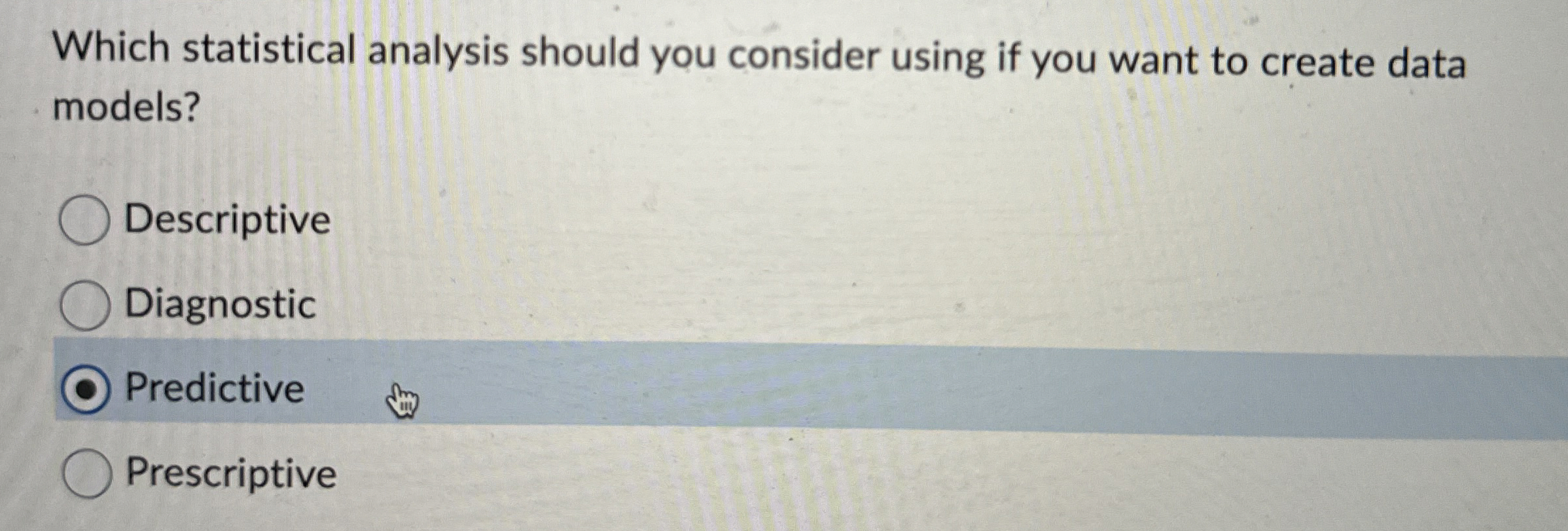 Solved Which statistical analysis should you consider using | Chegg.com
