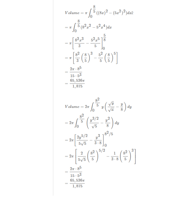Volume Formula Solve For R Solved We will find the volume of the solid generated by | Chegg.com