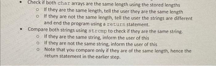 Solved Working with C Strings We can create a string in two Chegg com