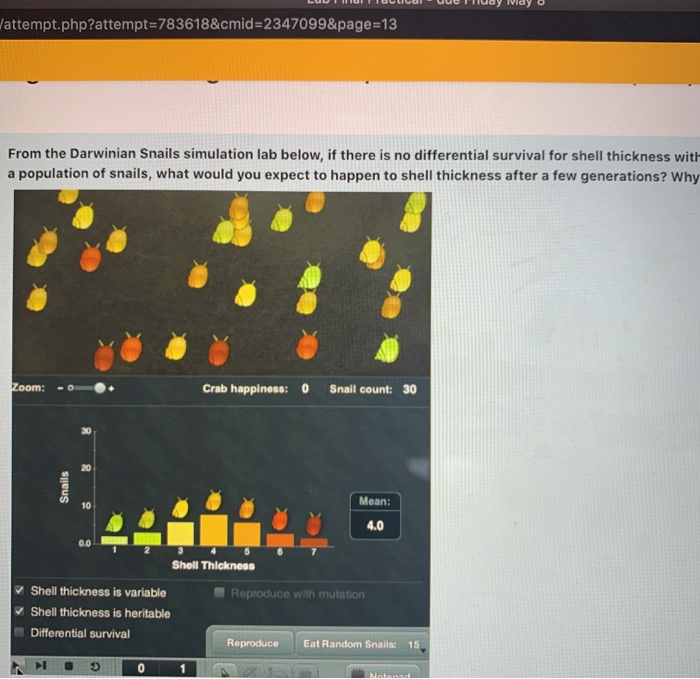 Simutext Darwinian Snails Answers - Verified Academic Solutions