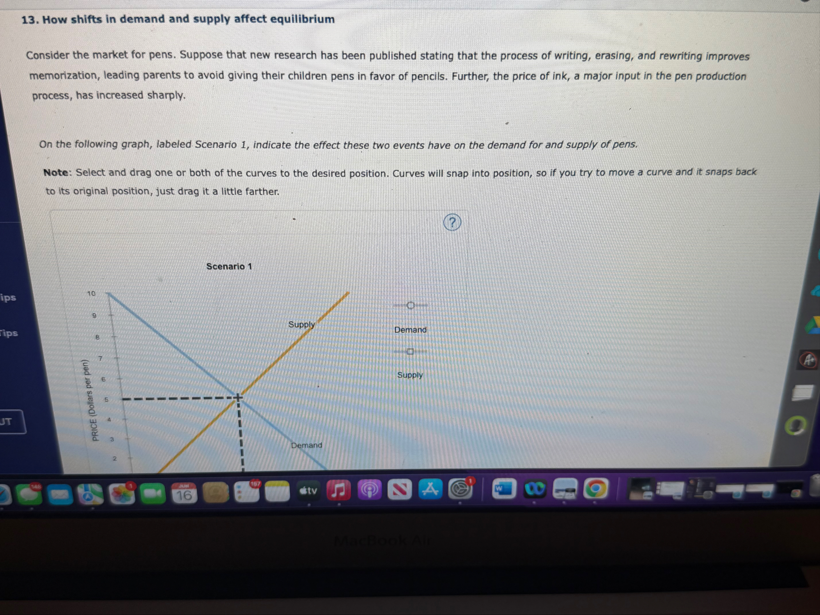 Solved How shifts in demand and supply affect | Chegg.com