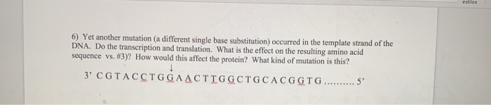 Solved 3) Now translate that mRNA sequence to protein and | Chegg.com