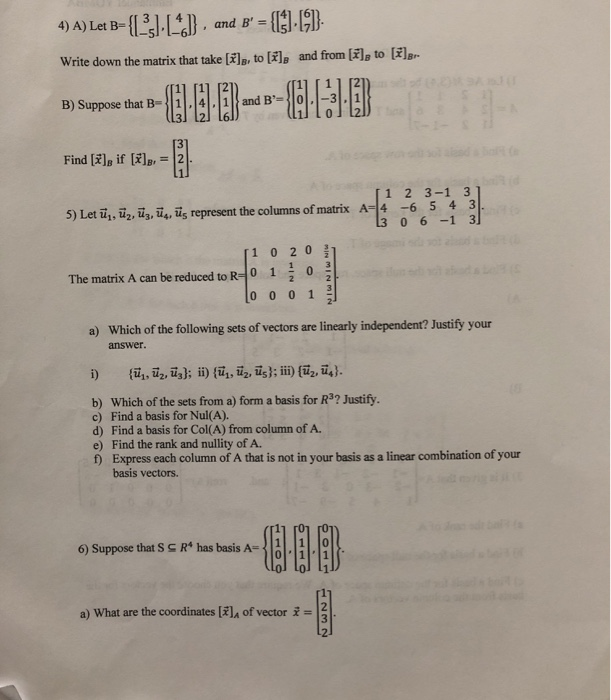 4 A Let B 31 And B And From G To I G Write Chegg Com