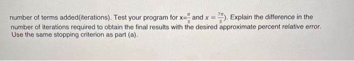 Solved The Maclaurin Series Expansion For Cosx Is