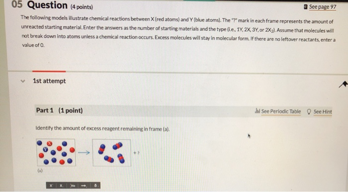 Solved 05 Question (4 points) See page 97 The following | Chegg.com