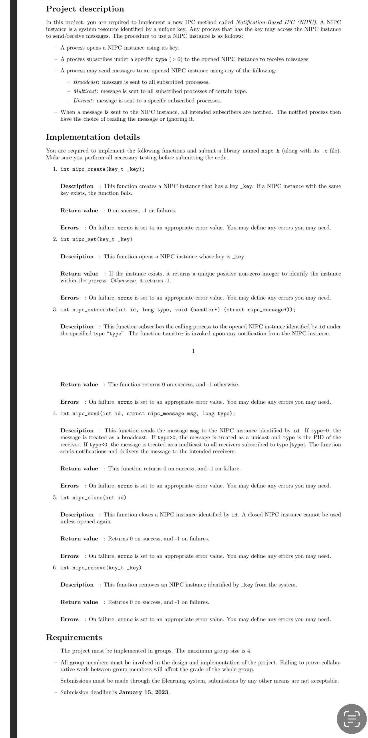 Solved Project descriptionIn this project, you are required | Chegg.com