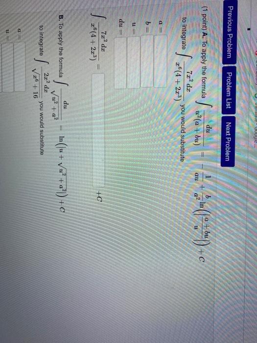 Solved Glise Luuu Previous Problem Problem List Next P Chegg Com
