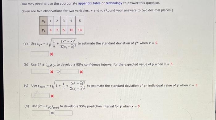 Solved You may need to use the appropriate appendix table or | Chegg.com